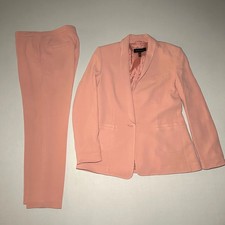 Escada Suit Set Womens Blazer 36 Pants 34 Rose Blossom Pink Begasa Germany