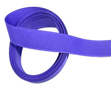 5 yards 7/8" Solid Purple Grosgrain Ribbon w Distinct Ribbed Texture - 100 poly