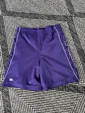 StarterKansas State Wildcats Shorts Men’s M/L Purple Mesh NCAA Vintage
