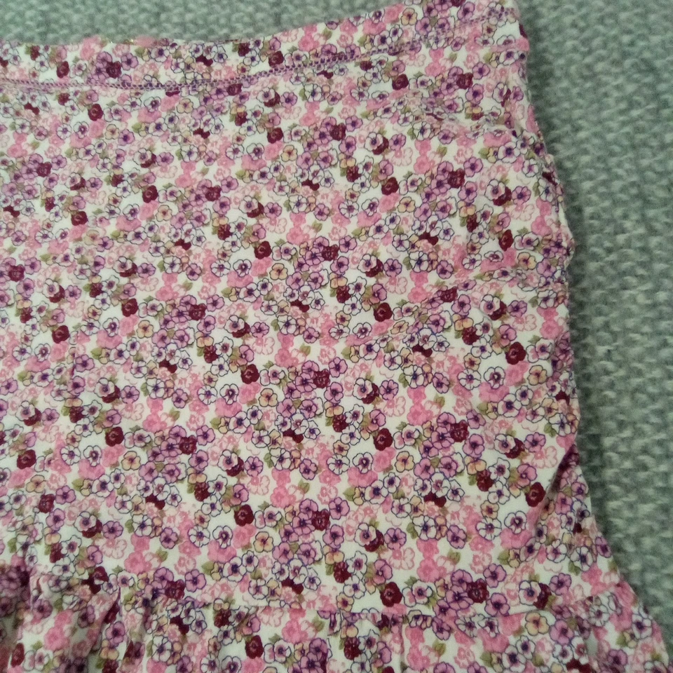 JUICY COUTURE ROSA ESTAMPADO FLORAL, CREMALLERA, MINIFALDA PLISADA, TALLA 8 Foto 2 de 4