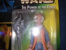 Star Wars Green Card Holo POTF collection 2 Saelt Marae yak Face 1997 NIP New