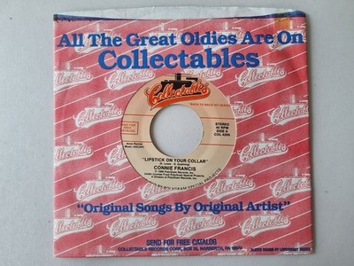 Connie Francis - Lipstick On Your Collar / Everybody's Somebody's Fool 7'' Vinyl