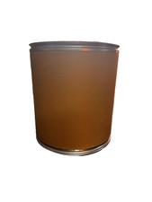 bidone barile in cartone robustro con rinforzo metallico.