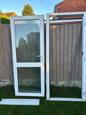 UPVC Back Door with Frame and Cill