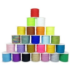 Nylon String for Bracelets, 25 Colors 1125 Yards Chinese 25 Colors, 25