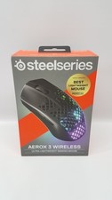 SteelSeries Aerox 3 Wireless Gaming Mouse RGB Lighting IP54 Water Resistant