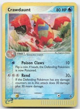 Crawdaunt 13/97 EX Dragon Reverse Holofoil Pokemon TCG DM on eBay