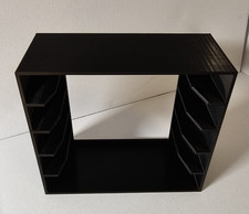 TWO Cassette tape table top storage organiser/holder/racks. Holds 5 Cassettes x2