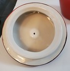 Red Ceramic Apple Cookie Jar With Rhinestone On  Leaves By David's Cookies  — photo 5