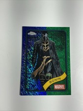 2025 Topps Chrome Marvel #4 RONIN Blue and Green Shimmer Refractor 101/199 Card!