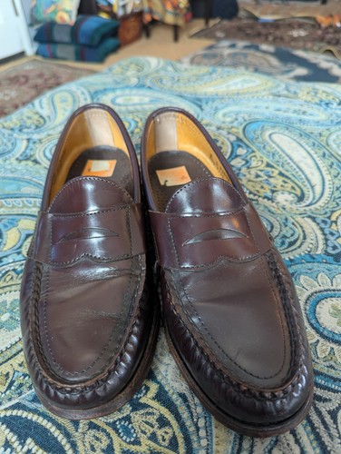 Men's Cordivan Penny Loafer Leather Size 8 - Picture 2 of 10