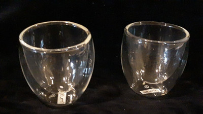 Bodum Pavina Double Wall Thermo Espresso Glass 2.5 fl oz Set of Two 