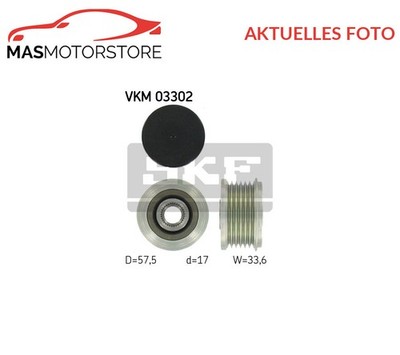 LICHTMASCHINE RIEMENSCHEIBE SKF VKM 03302 P FÜR VOLVO V70 III,S80 II 2L 100KW