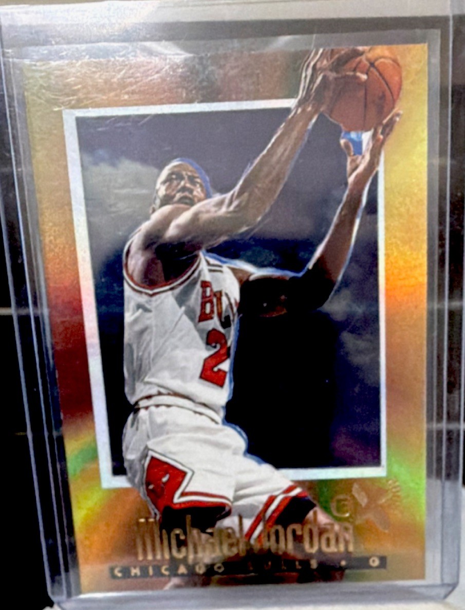 1996-97 SkyBox E-X2000 Michael Jordan #9 Chicago Bulls Basketball Card