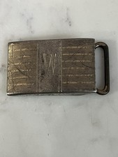 Vintage Sterling Silver Belt Buckle