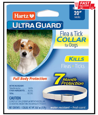 Hartz UltraGuard Flea & Tick Collar for Dogs and Puppies, 7 Month Flea and Tick 