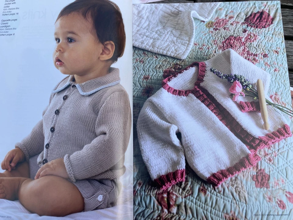 4 Baby Pattern Booklets Sheep Collection, EcoBaby, Pretty Little & Beautiful - Image 4 of 4