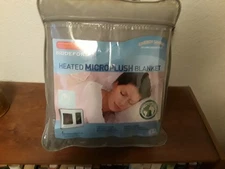 Biddeford Heated Micro plush Blanket