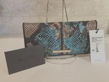 NEW STUNNING BRAHMIN ADY BIRD OF PARADISE FRONTERA SNAKE PRINT WALLET