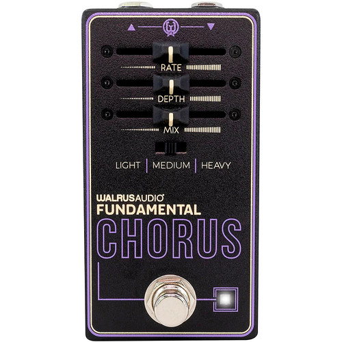 Walrus Audio Fundamental Series: Chorus Effects Pedal Black