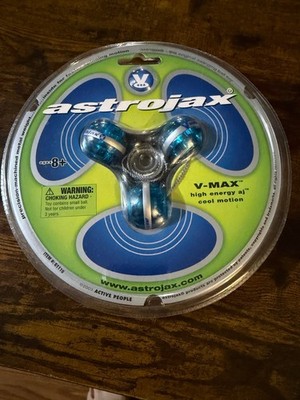 NEW Astrojax V-Max Swinging Ball Toy Blue 2003 Active People Spinmaster SEALED