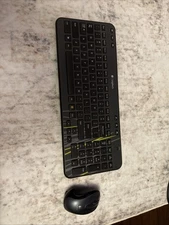 Logitech K360 Wireless Keyboard and Mouse Combo Black