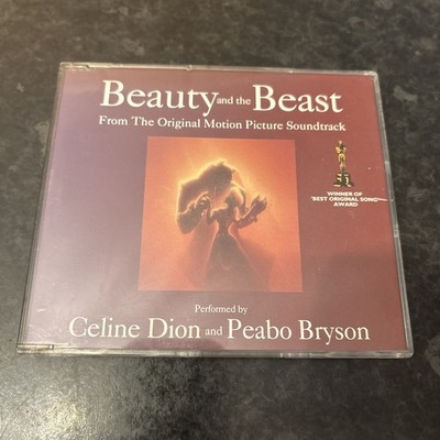 Celine Dion & Peabo Bryson - Beauty And The Beast - 2 Track CD Single 1991 