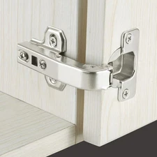 2 Pcs 180 to 90 Degree Corner Hinges Soft Close Cabinet Hinges Hinges for Cabine