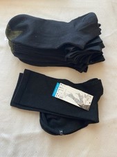 Lot 6 Pack Gold Toe Sport Women's Knit Liner Socks Size 9-11 Black  Bonus
