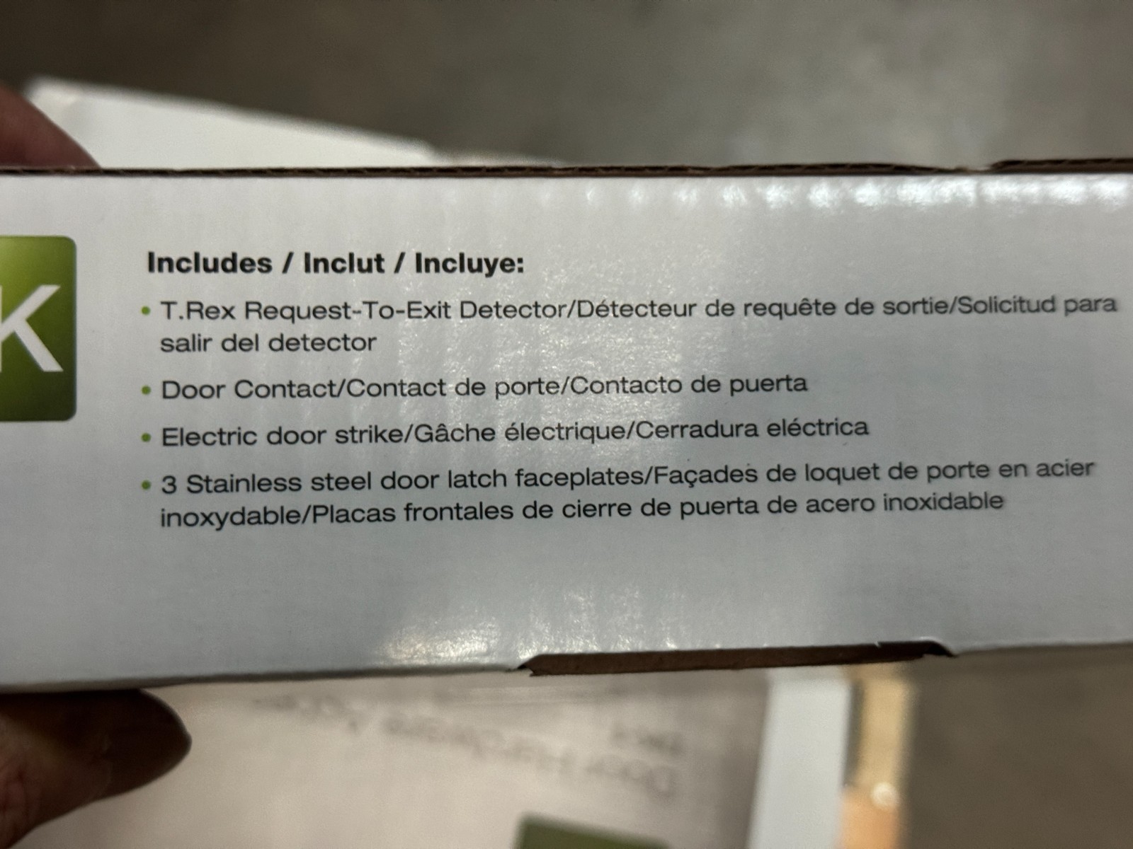 Kantech K-1 DK-1 Door Accesories kit electric strike