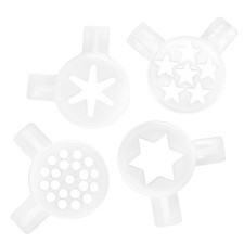 4 Pcs Eismaschine D&uuml;se D&uuml;sen Zum Austausch Zubeh&ouml;r F&uuml;r Eismaschinen Ersatzteile