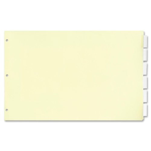 Stride Folio Index Teiler - 8,50" x 14" - 5 / Set - Manila Teiler - klar - Bild 1 von 6