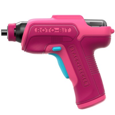 BLACK+DECKER  4V MAX* Rotobit Screwdriver (Pink & Pink) - BDCS50CPP