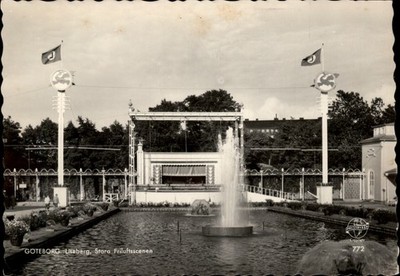 RPPC Liseberg Stora Friluftscenen Goteborg Sweden vintage postcard e602