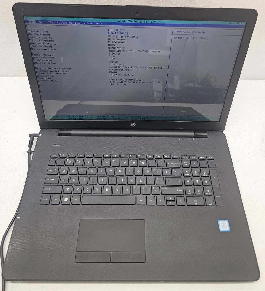 HP Intel Core I5-7200U Processor 8 GB RAM PC Laptops & Netbooks