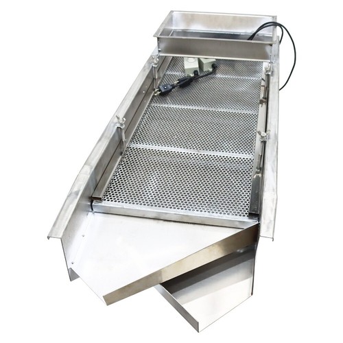 Double Layer Linear Vibrating Screen Screener Deck Sieve Machine 6mm 2mm 110V - Picture 4 of 24