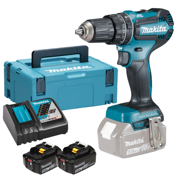 Makita DHP485RTJ Akku-Schlagbohrschrauber 18 V Schlagschrauber Bohrschrauber-image