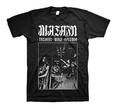 WATAIN cd lgo TRIDENT WOLF ECLIPSE Official SHIRT 2XL New lawless casus agony