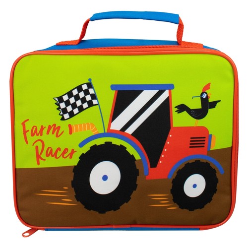 Tractor Backpack & Lunchbox Kids Childrens Boys School Bag Rucksack Farm Red - Picture 7 of 7