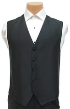 Men's Black Ralph Lauren Tuxedo Vest Fullback Formal Wedding Prom Cruise Mason 