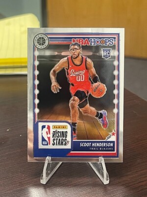 2023-24 NBA Hoops Premium Stock Scoot Henderson Rising Stars Rookie RC #280