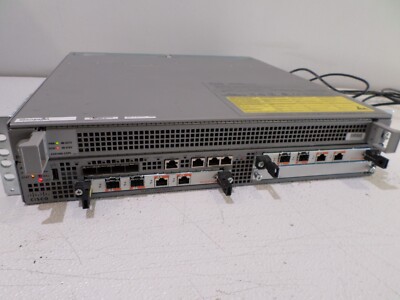 Cisco ASR1002 V06 Services Router w/ Dual Power & 2 x SPA-2X1GE-V2 Modules