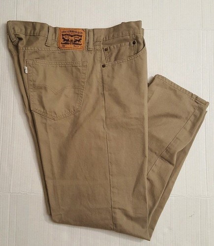 Khaki Levis 505 White Tag Regular Fit 