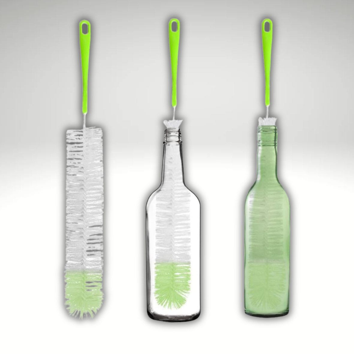 18-Inch Extra Long & Wide Bottle Cleaning Brush - 1 Pack  