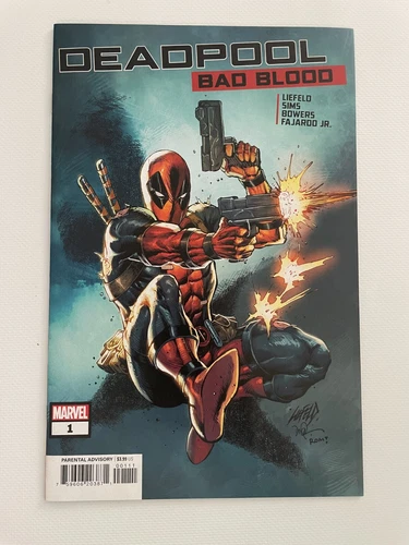 Deadpool Bad Blood # 1 NM Marvel Comic Book X-Men Wolverine Liefeld 9 J242