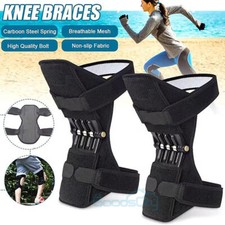 Joint Support Brace Knee Pads Booster Lift Squat Sports Power Spring Force NEW