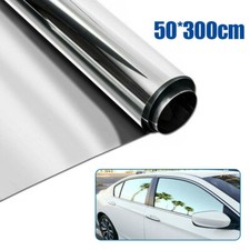 20x10ft Silver Chrome Tint Film Window Mirror Glass Car Accessories Universal