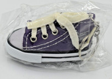 High Top Purple Tennis Shoe Key Chain