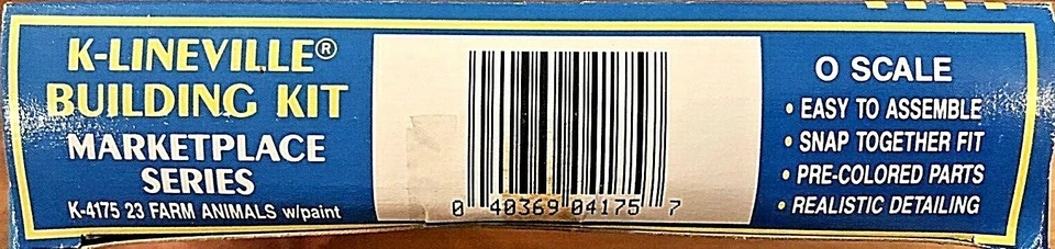 K-Lineville Building Kit K-4175 Farm Animals 23 Animal Figures O Scale - Image 4 of 4