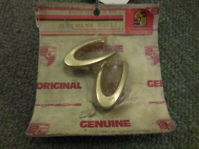 Genuine Porsche C Emblem, Gold, for 356C models. 64455930207